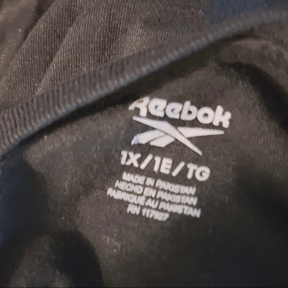 Reebok Fade Away Vector Slim Short Sleeve Tee, Plus Size 1X New with Tag - Picture 7 of 8